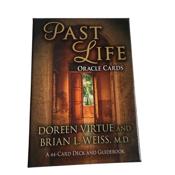 Past Life Oracle Cards Doreen Virtue Brian Weiss Guidebook & 44 Card Deck Tarot - Picture 1 of 5